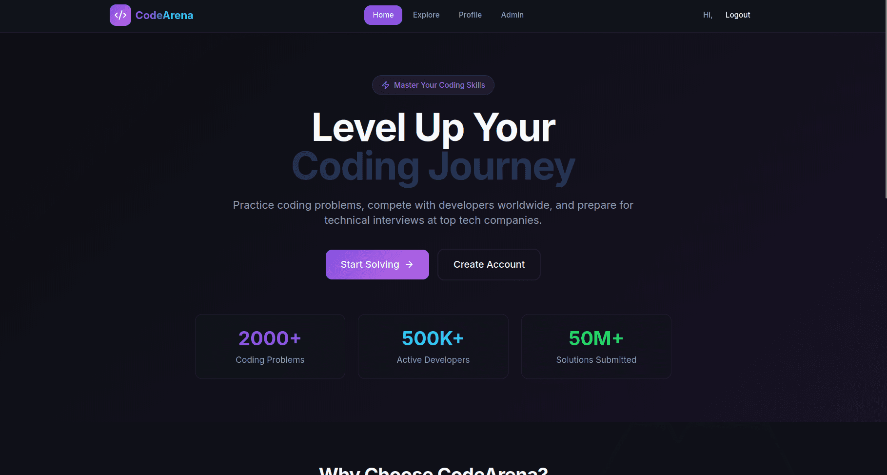CodeArena | Competitive Programming Platform